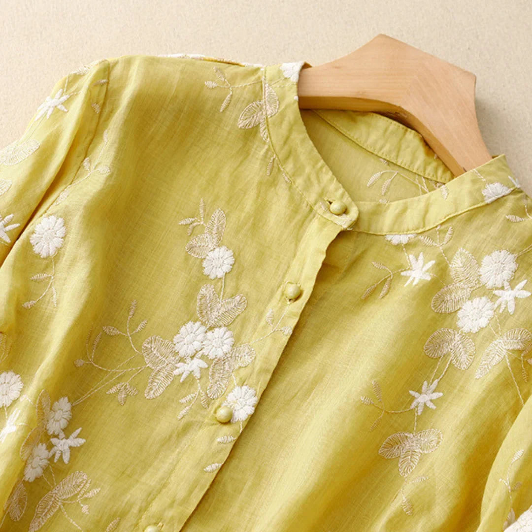 Serenity | Elegant Embroidered Blouse