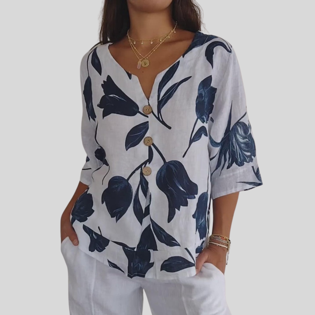 Klára | Tunică modernă cu imprimeu pentru un stil confortabil și elegant
