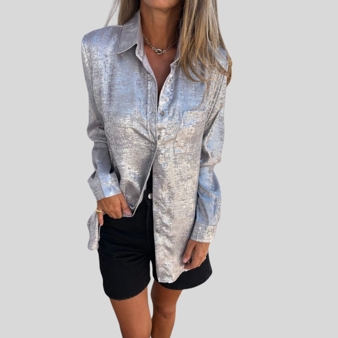 Andrea | Bluza elegantă din mătase
