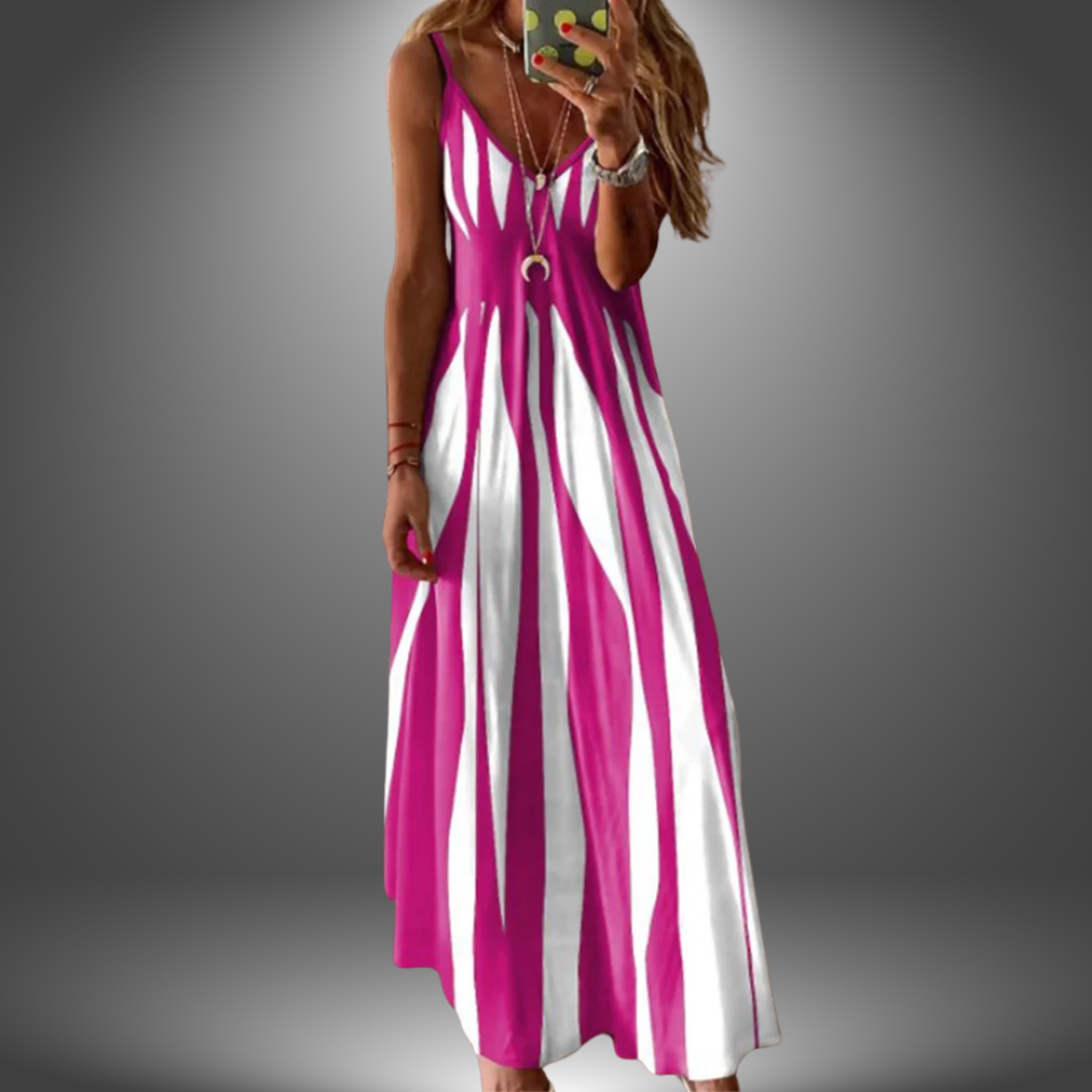 Angela | Rochie Lungă Casual, Handmade