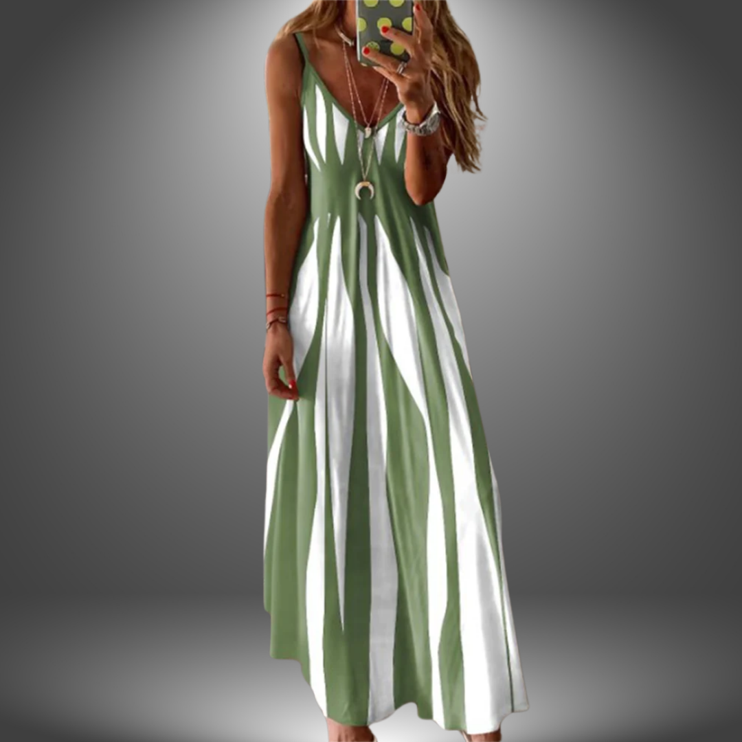 Angela | Rochie Lungă Casual, Handmade