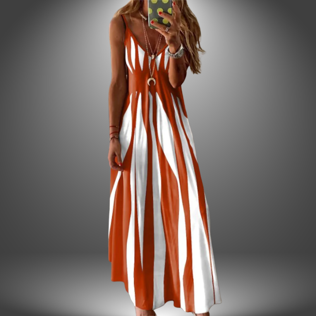 Angela | Rochie Lungă Casual, Handmade