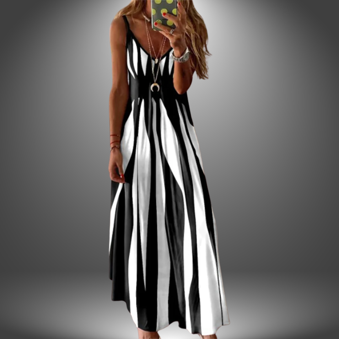 Angela | Rochie Lungă Casual, Handmade