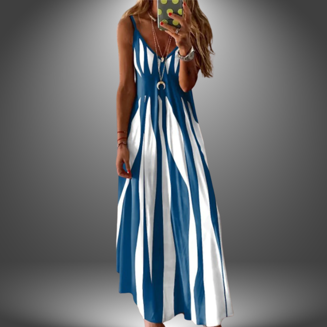 Angela | Rochie Lungă Casual, Handmade