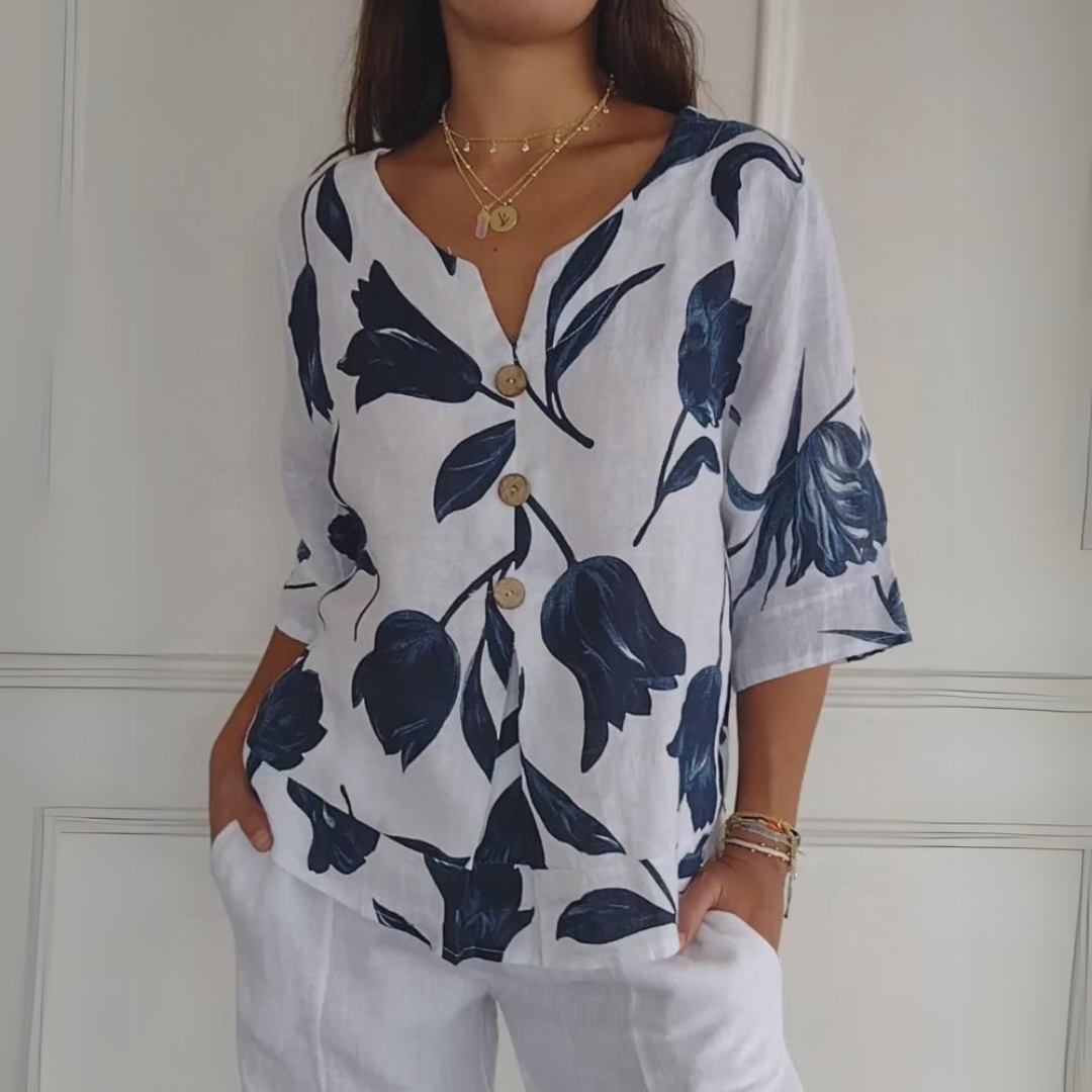 Klára | Tunică modernă cu imprimeu pentru un stil confortabil și elegant