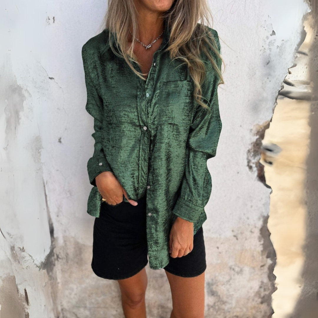 Andrea | Bluza elegantă din mătase