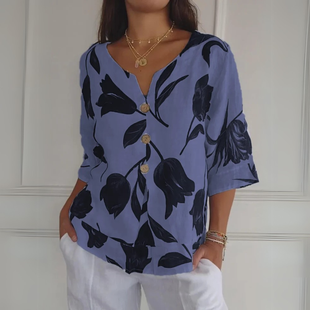 Klára | Tunică modernă cu imprimeu pentru un stil confortabil și elegant
