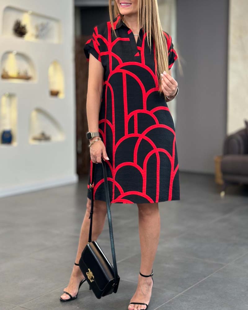 Helmi – Rochie midi cu decolteu sofisticat și mâneci scurte