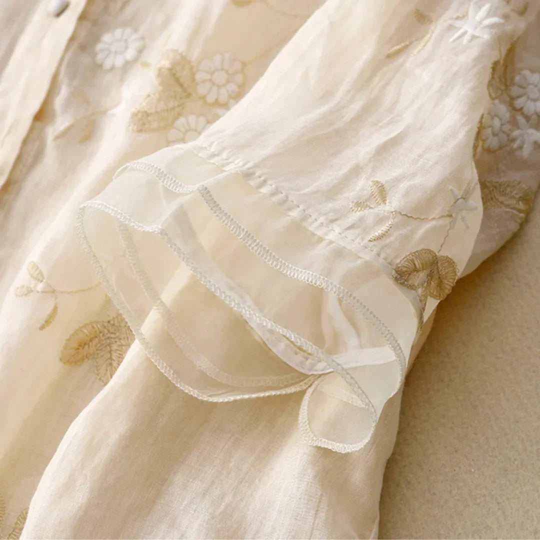 Serenity | Elegant Embroidered Blouse