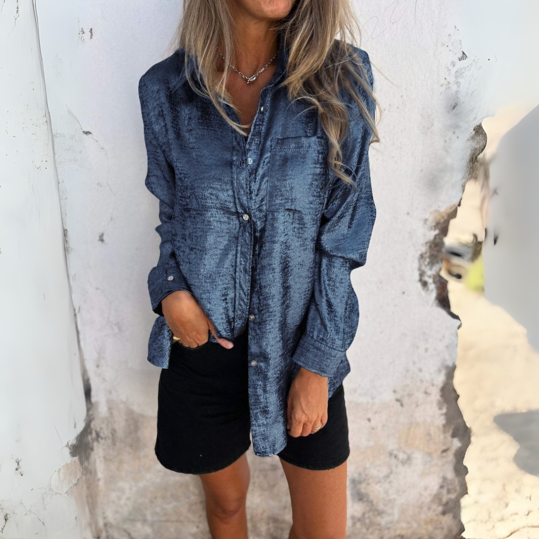Andrea | Bluza elegantă din mătase