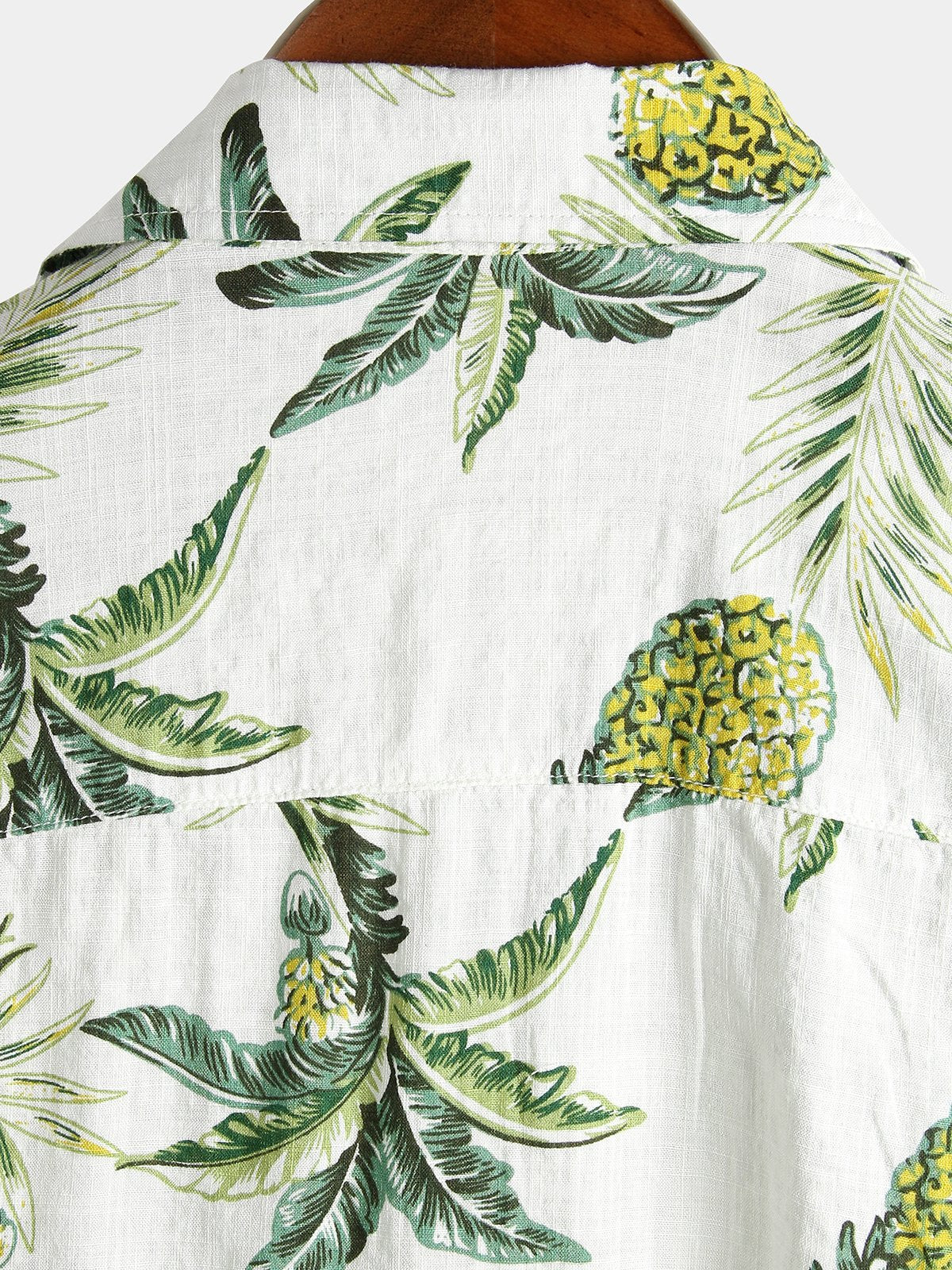 Cămașă Hawaiiană Tropicală cu Motif de Ananas