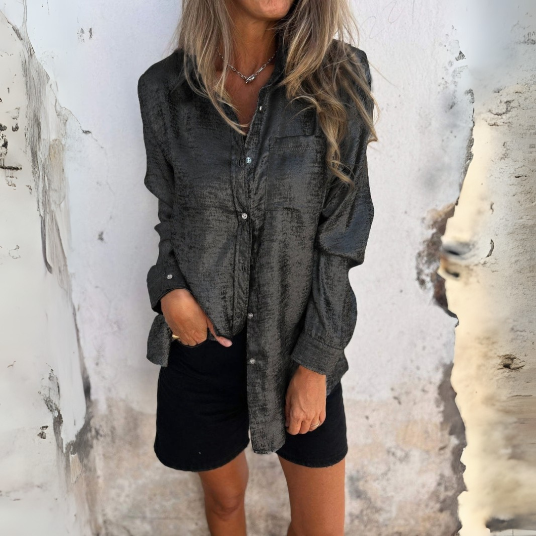 Andrea | Bluza elegantă din mătase