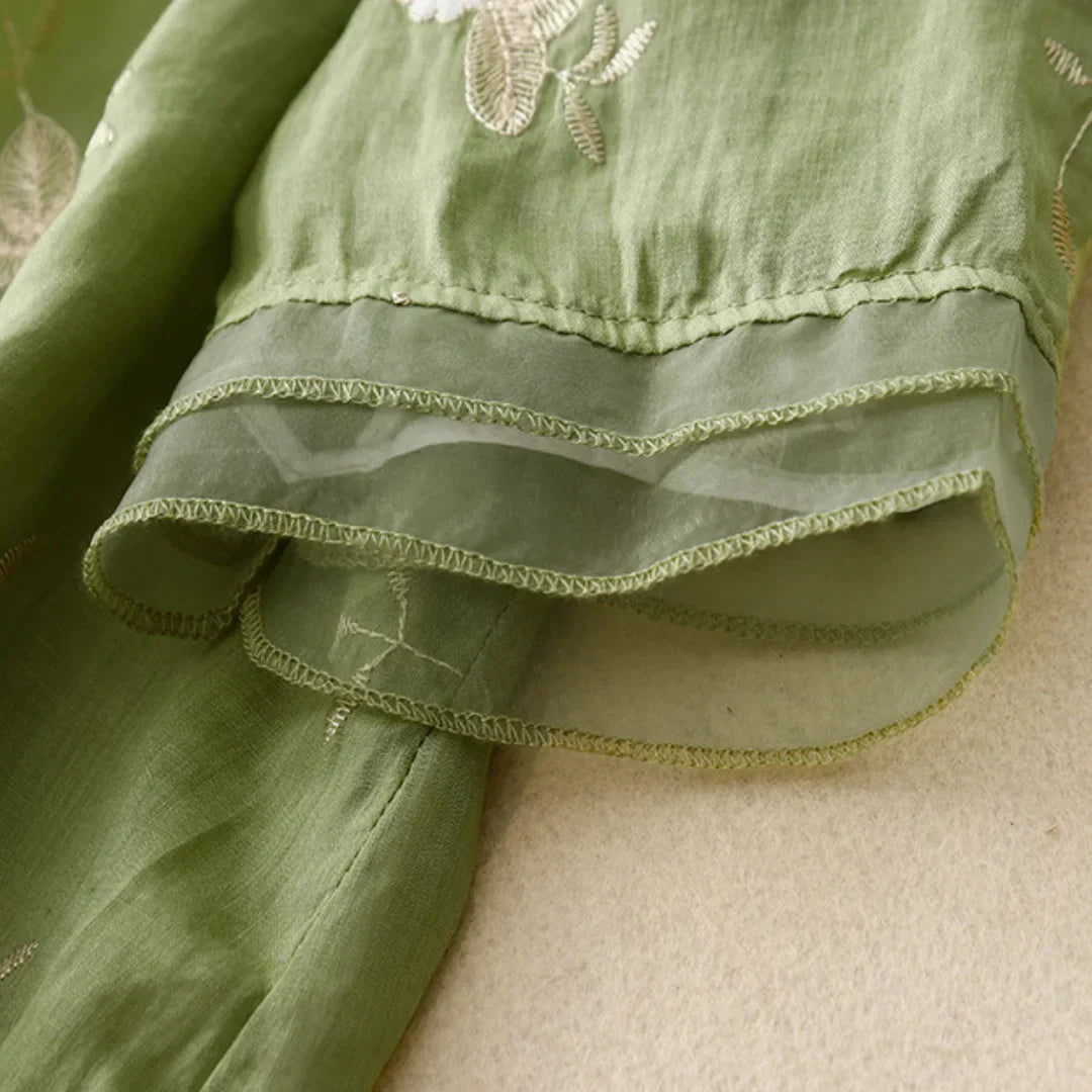 Serenity | Elegant Embroidered Blouse