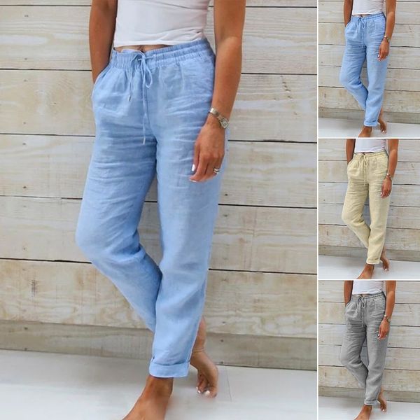 Monika – Pantaloni Casual Versatili cu Șnur