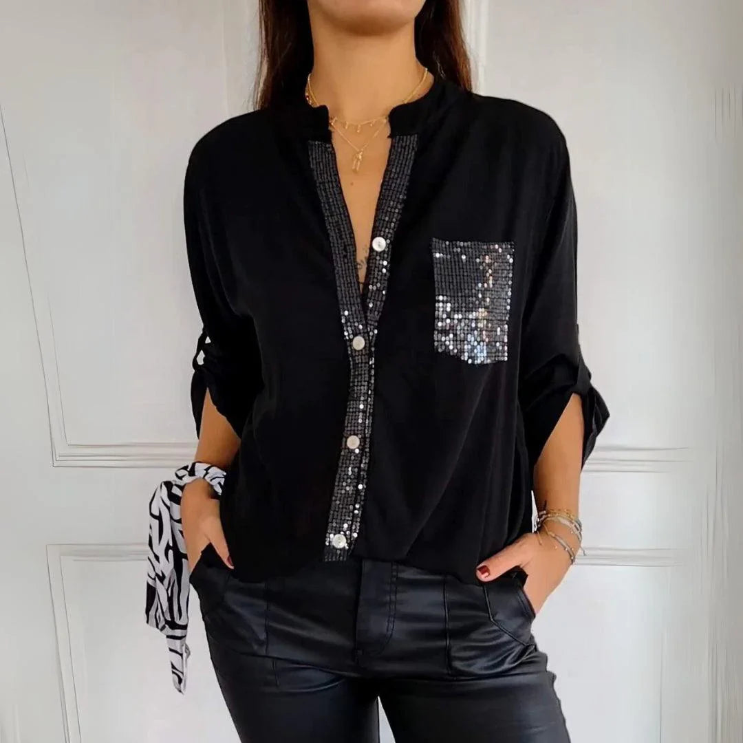 Alena | Bluză Elegantă Antifrunză