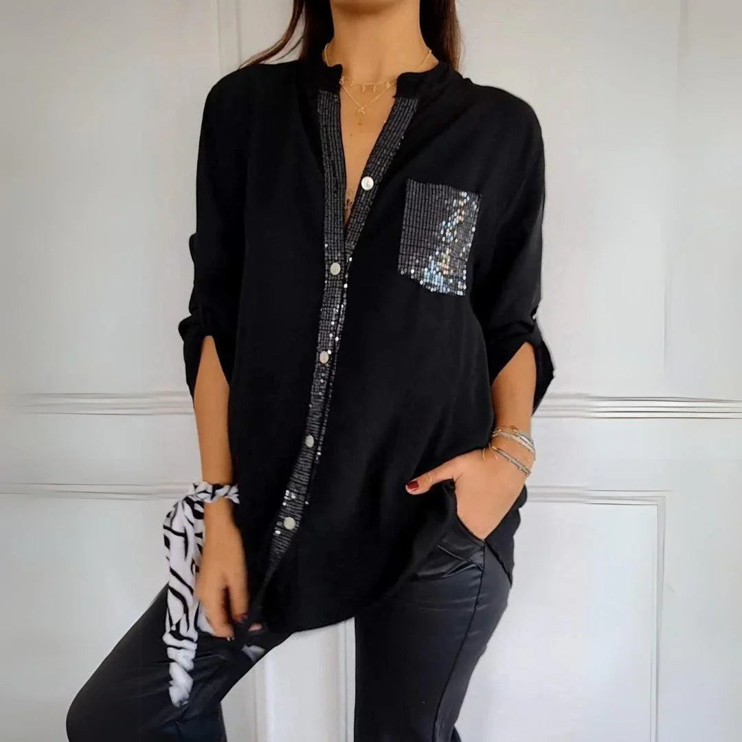 Alena | Bluză Elegantă Antifrunză