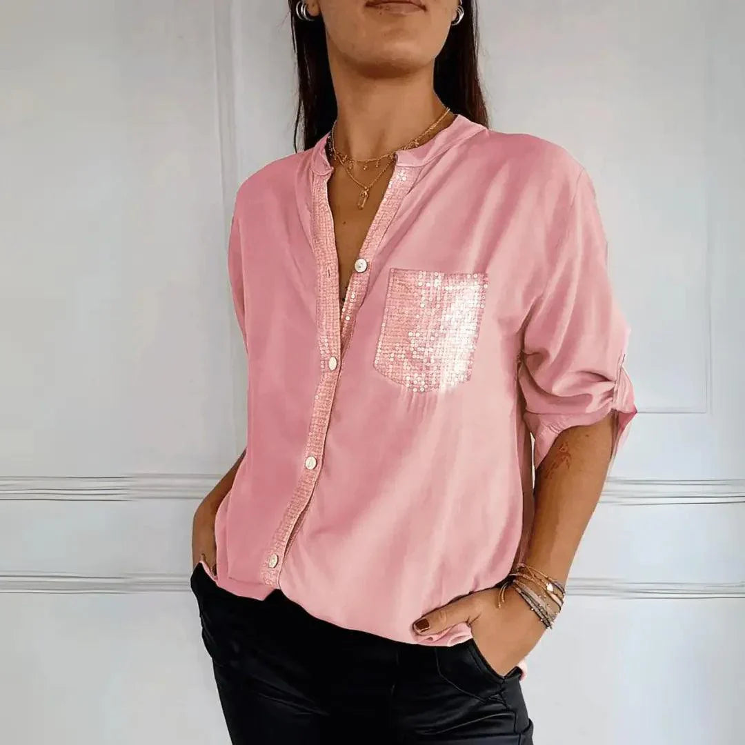 Alena | Bluză Elegantă Antifrunză